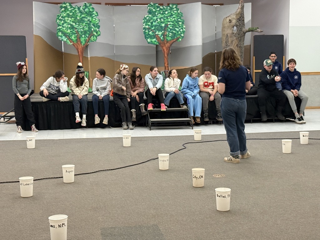 students listen to activity instructions