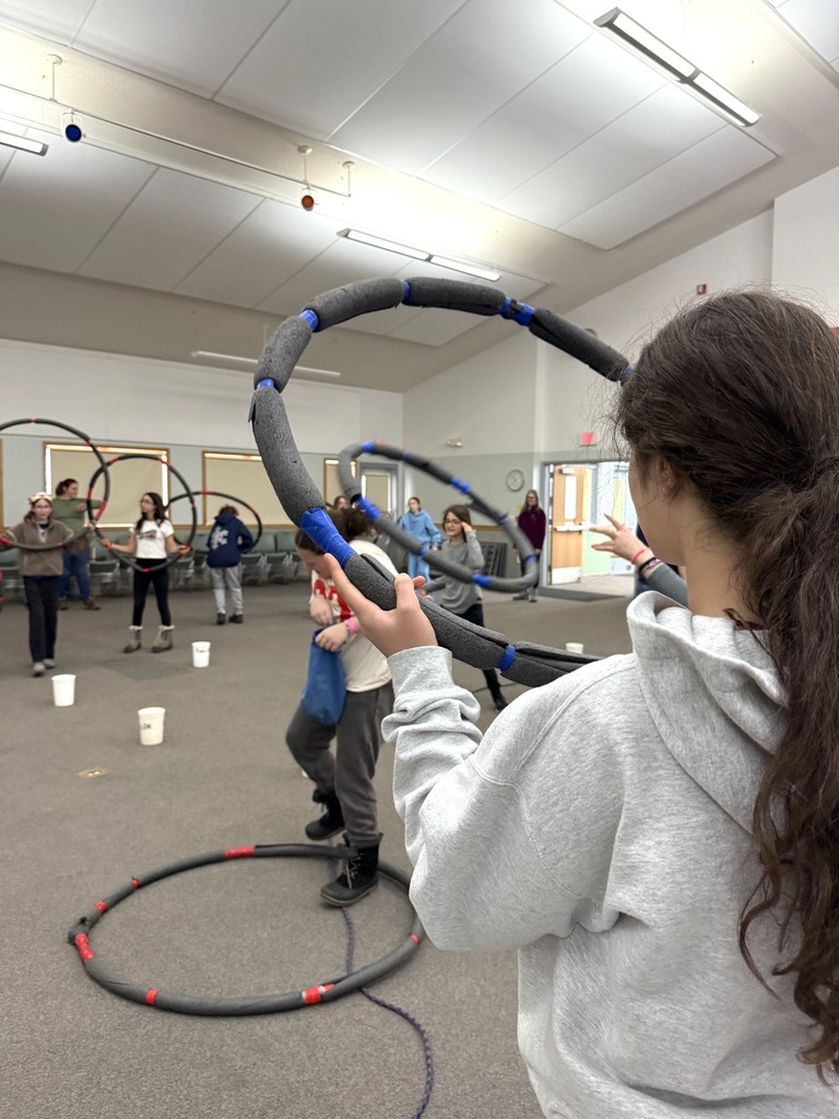 activity with hula hoops