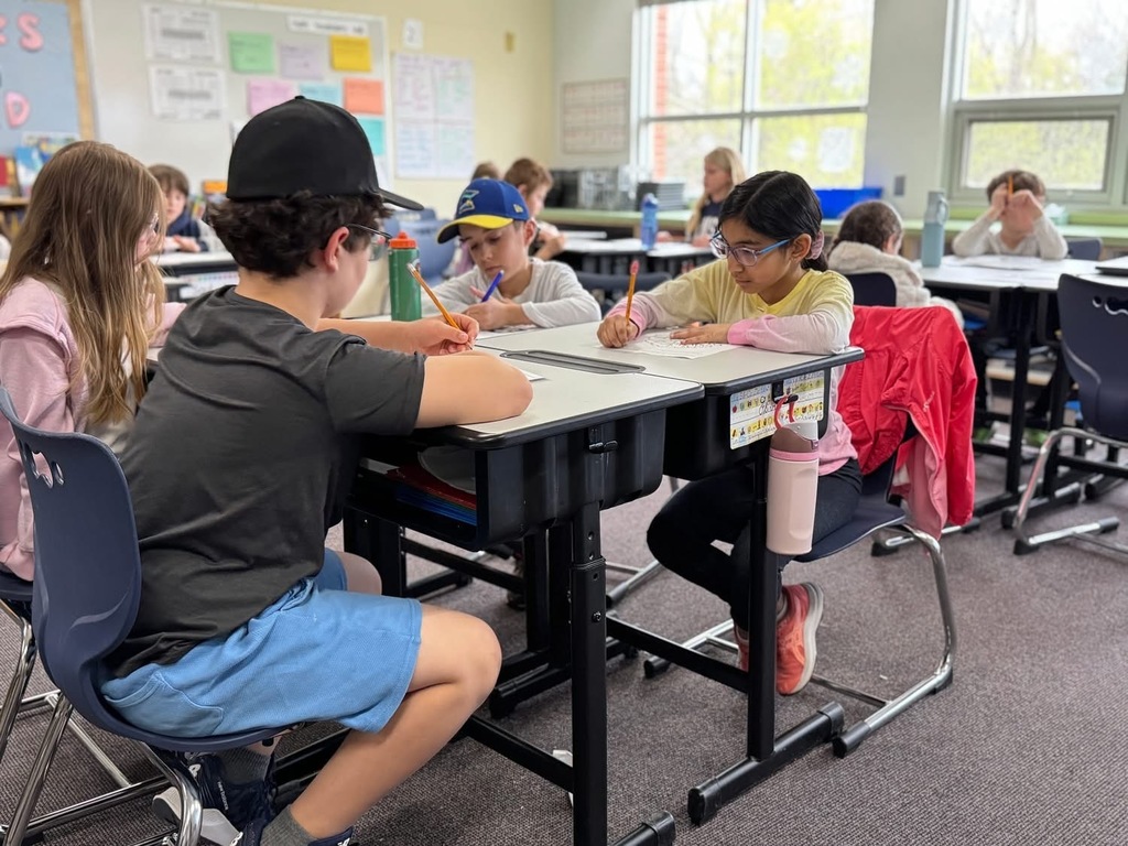 third graders complete worksheet