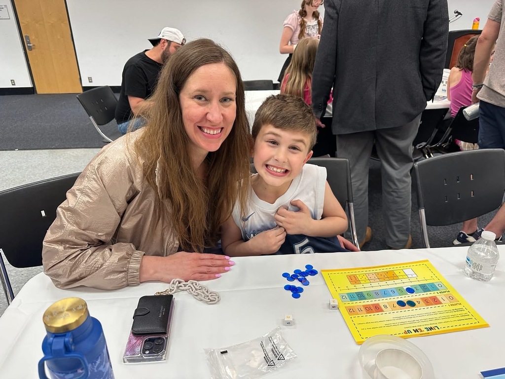 family plays math game