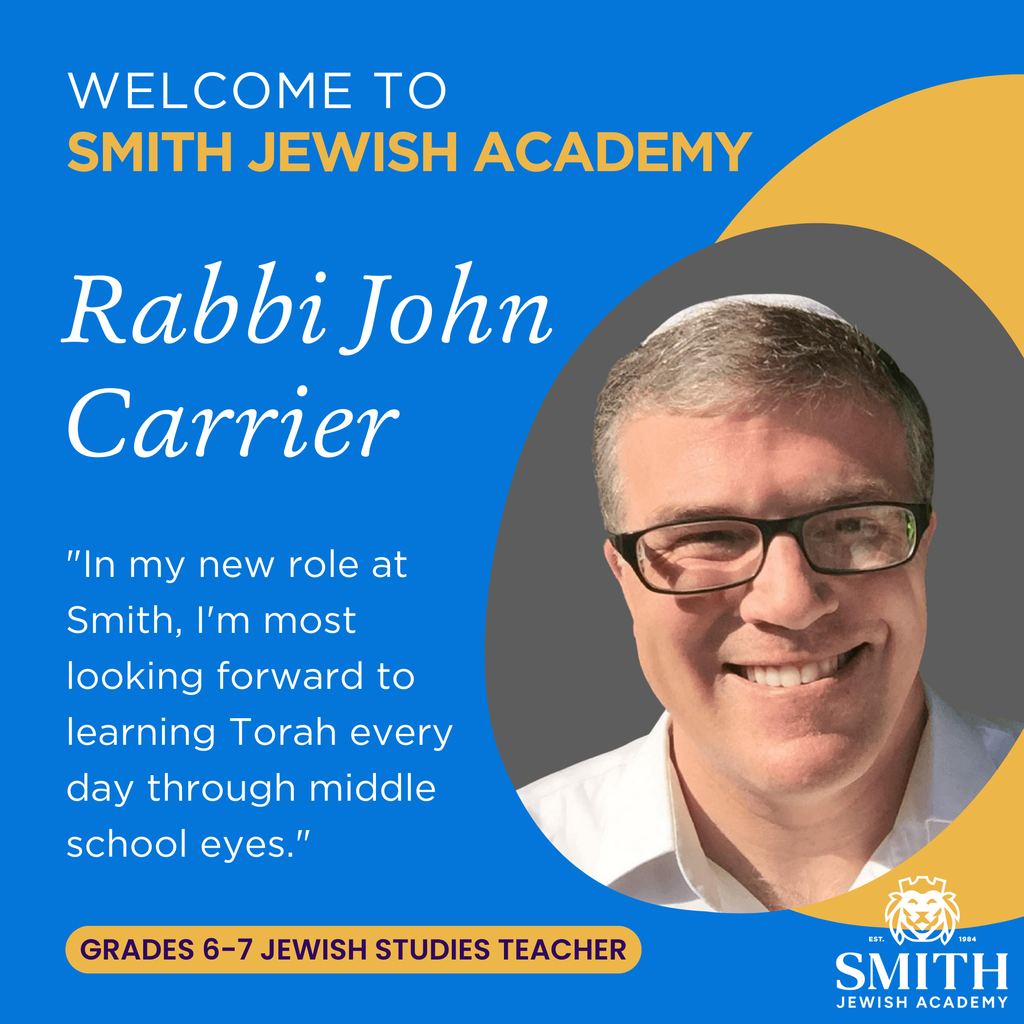 Welcome to Smith Jewish Academy, Rabbi John Carrier