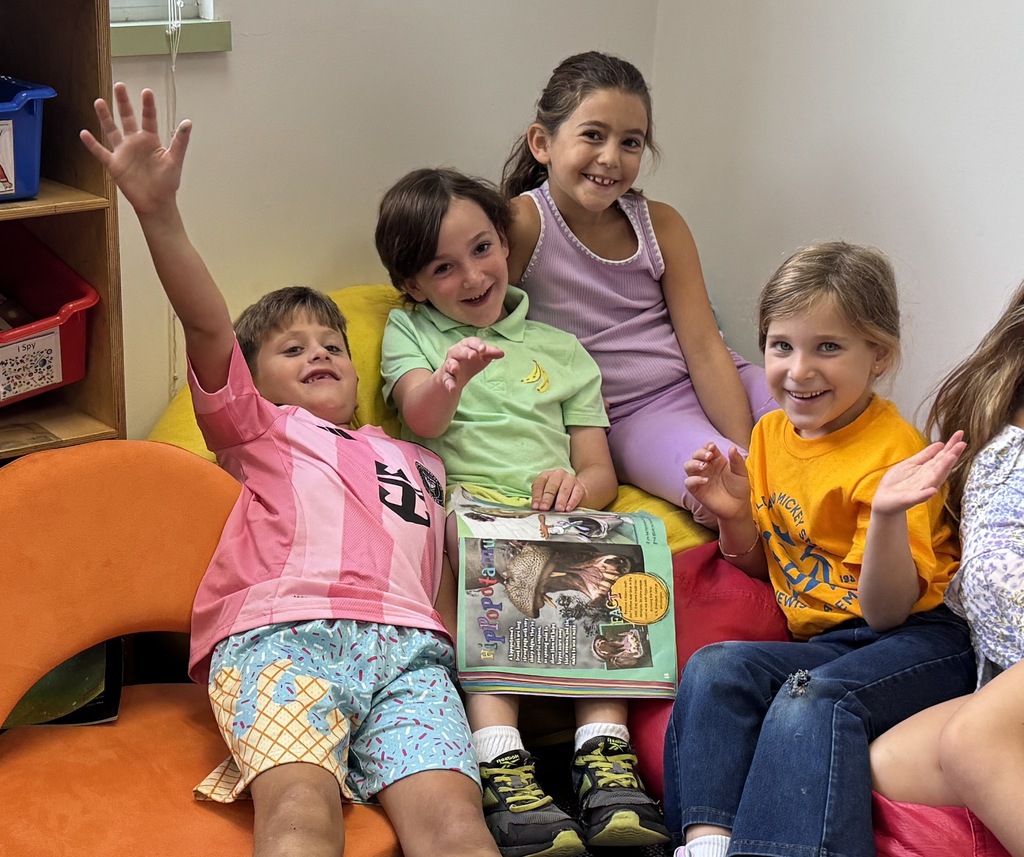 students in reading nook