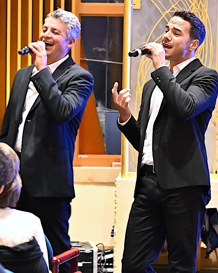 singers Daniel Montenegro and Marc Devigne
