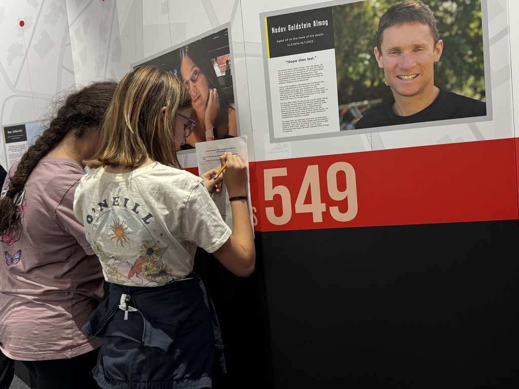 students write about October 7 victim