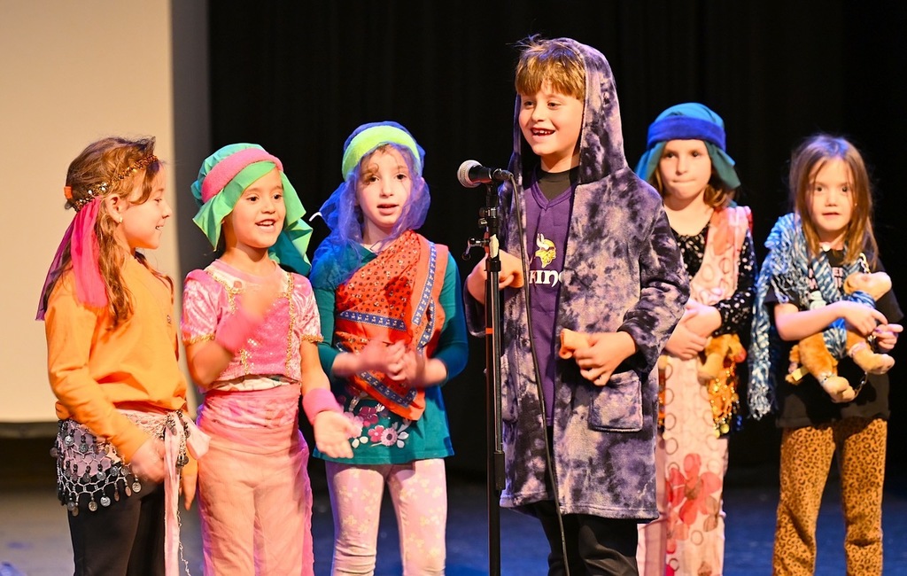 first graders perform play