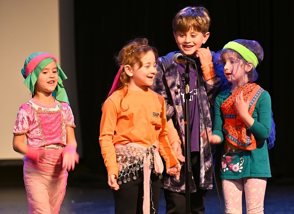 first graders perform play