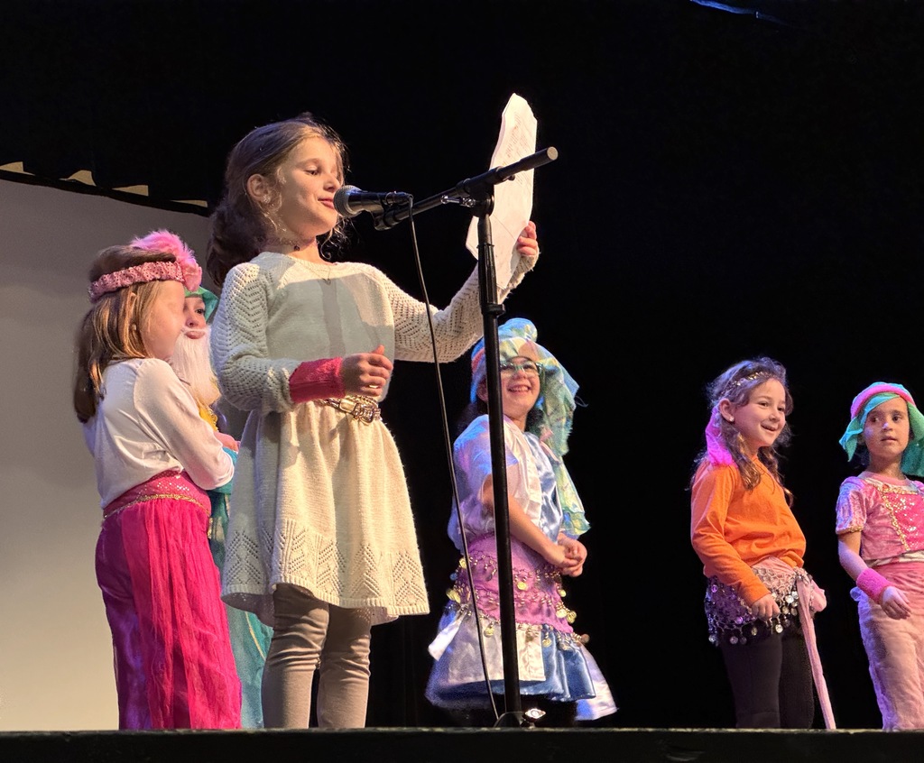 first graders perform play
