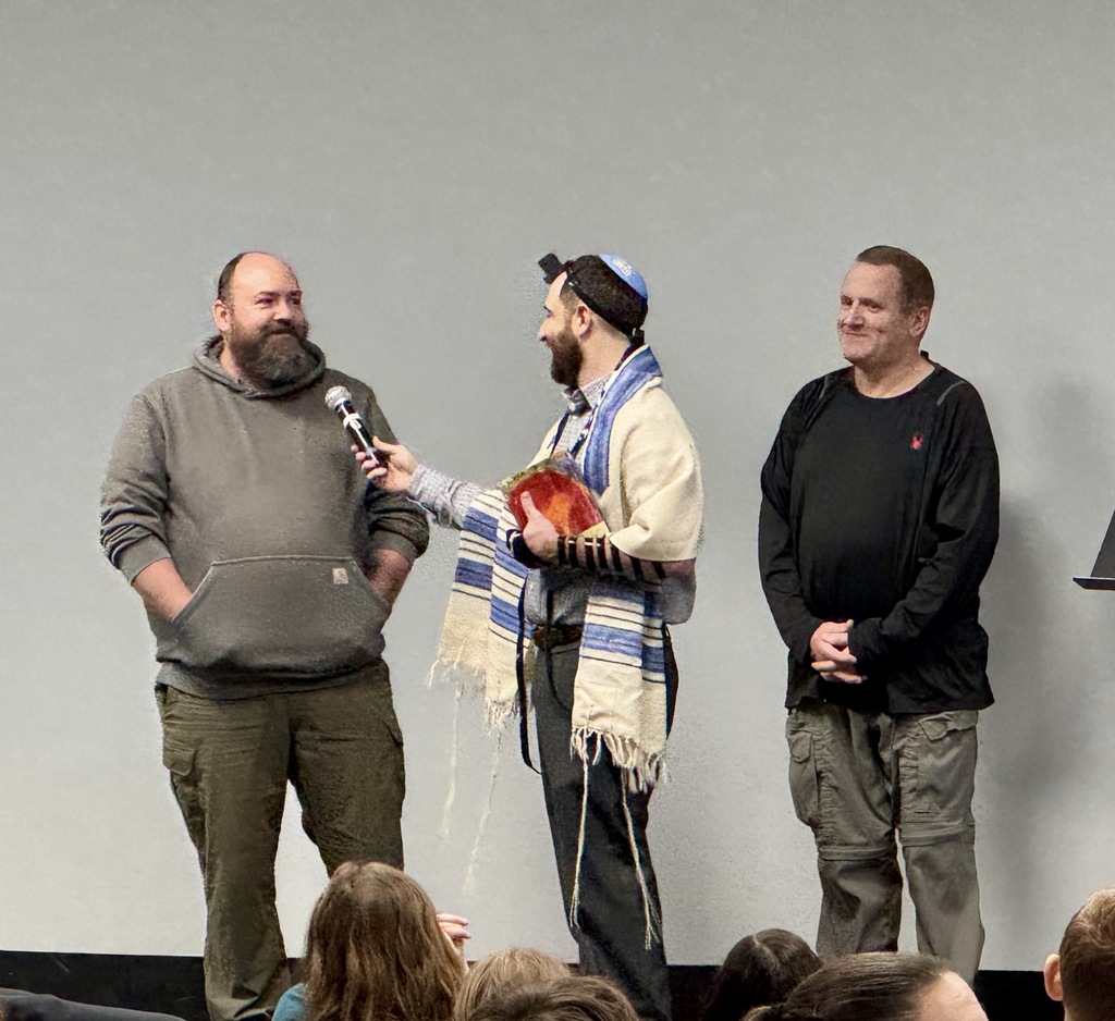 SJA staff and U.S. veterans Ryan and Eric