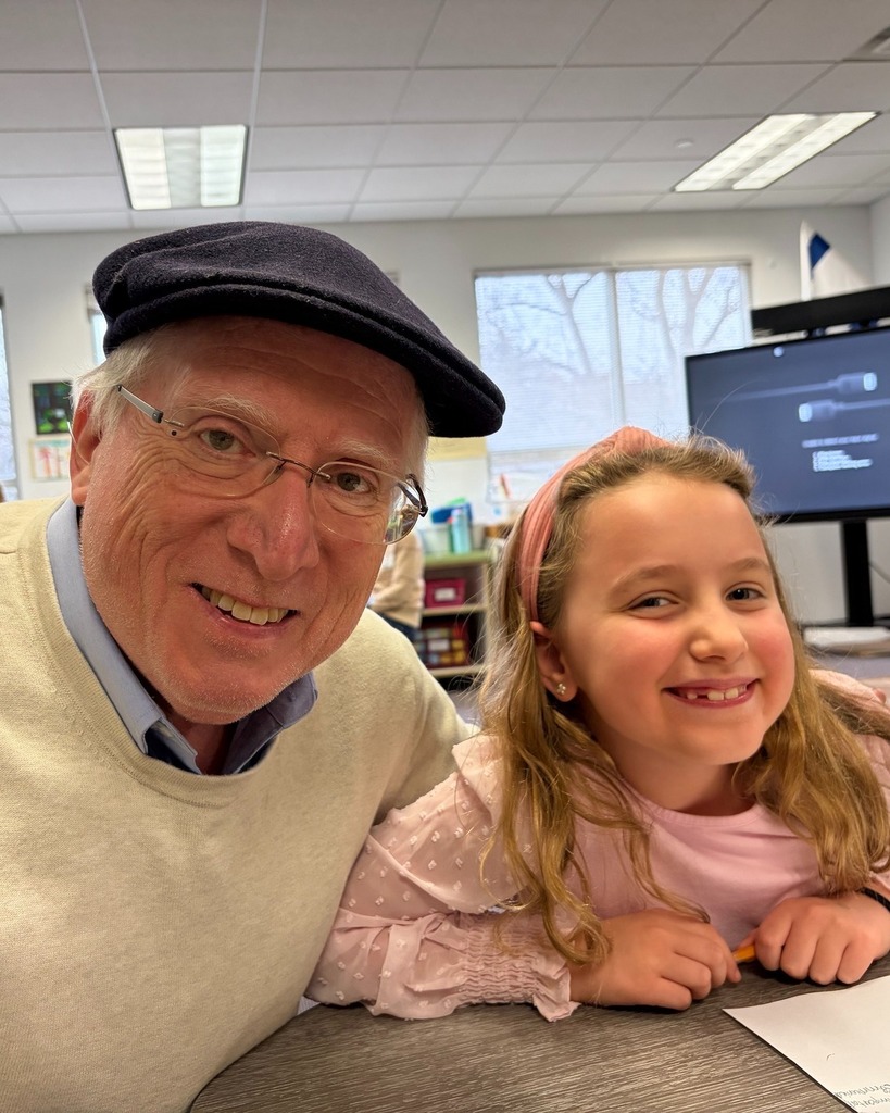 student with special guest