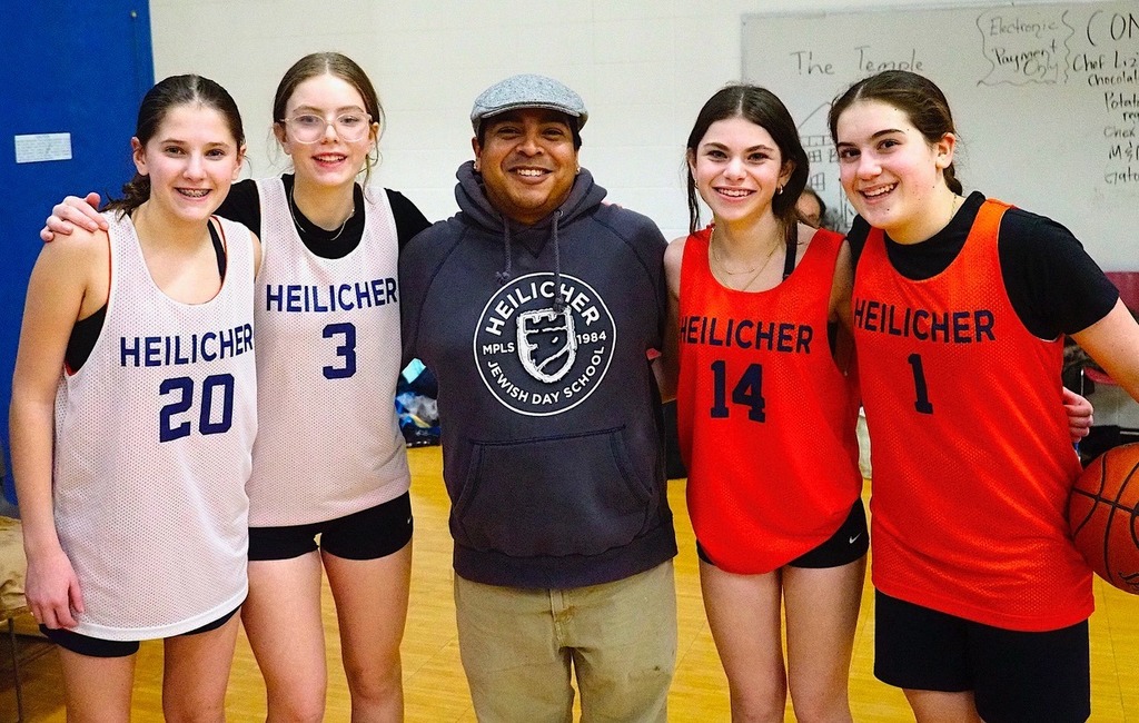 students and former PE teacher