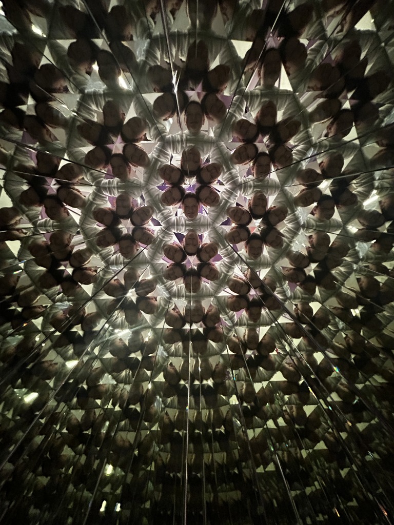 kaleidoscope image of photographer's face