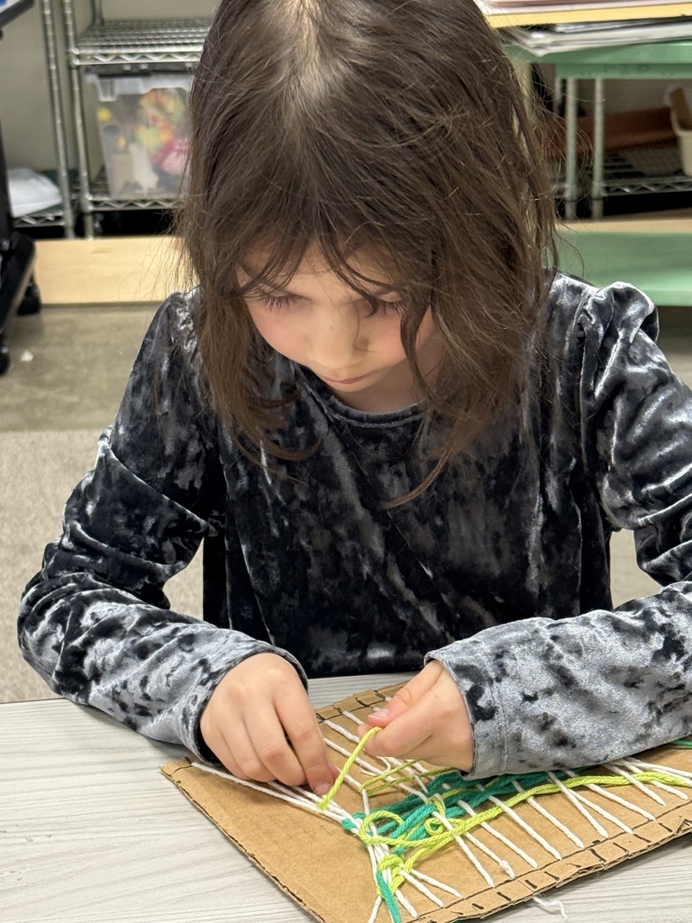 student weaves