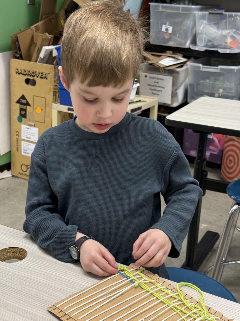 student weaves