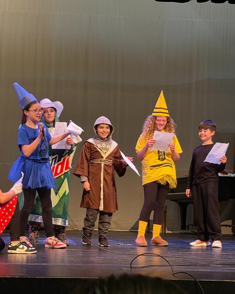 students act in Purim shpiel