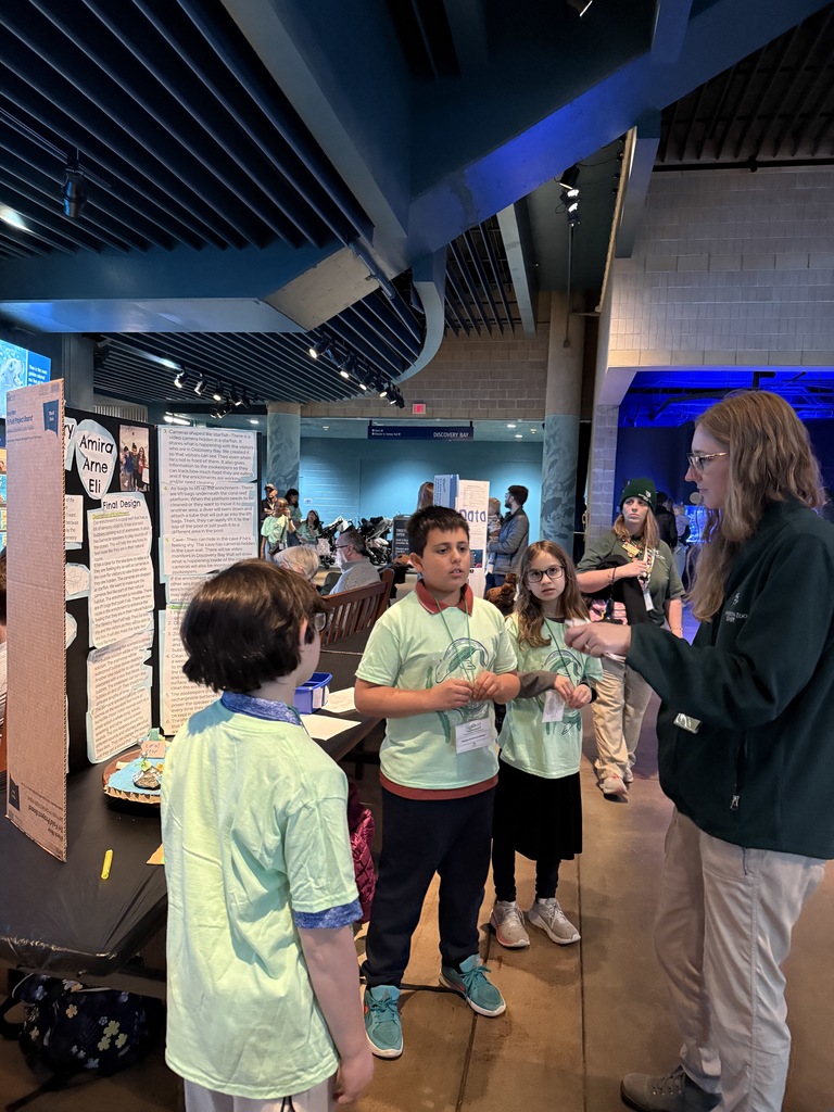 third grade team presents enrichment design to ZOOMS judge