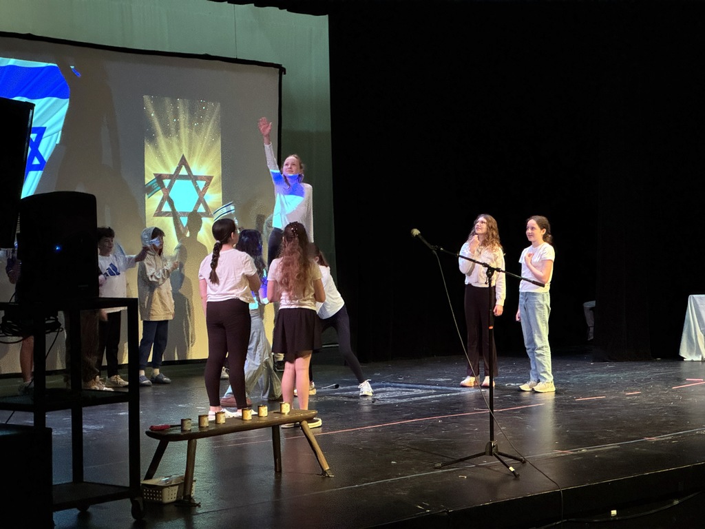 students dance