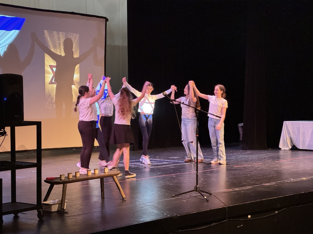 students dance