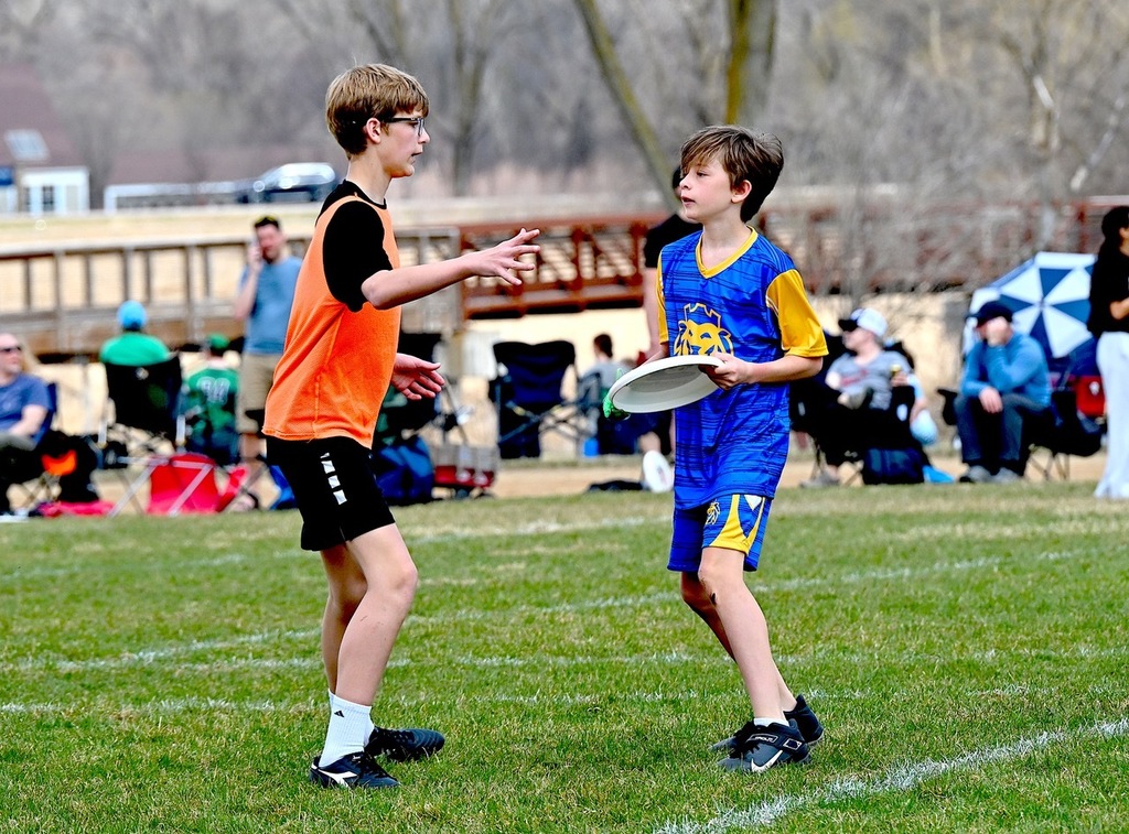 SJA ultimate player holds frisbee