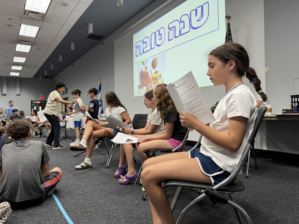 sixth graders sing