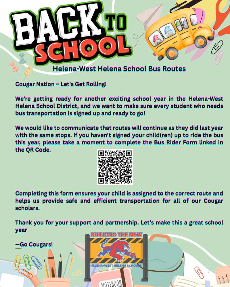 Back to School - Cougar Bus Riders