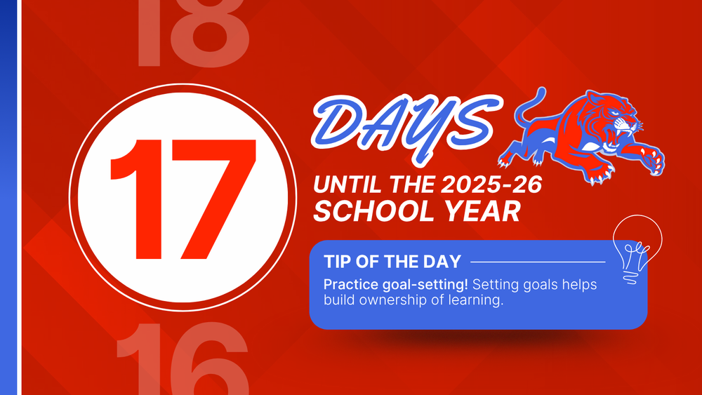 17 Days Until the start of School