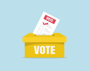 Vote Ballot Box