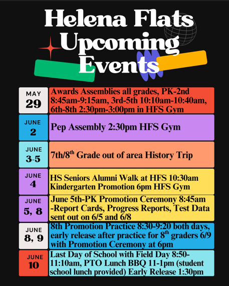 Helena Flats Upcoming Events