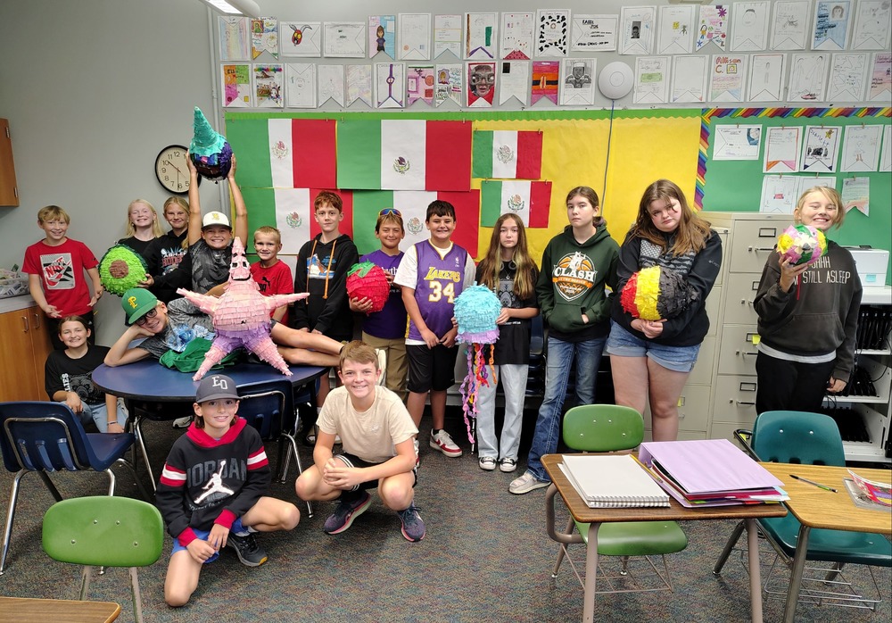 Pinatas and middle school students
