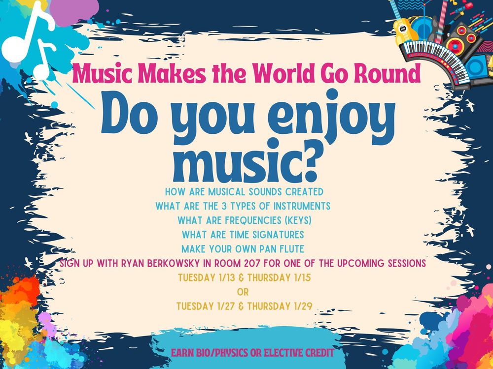 Earn Bio/Physics or Elective Credit 