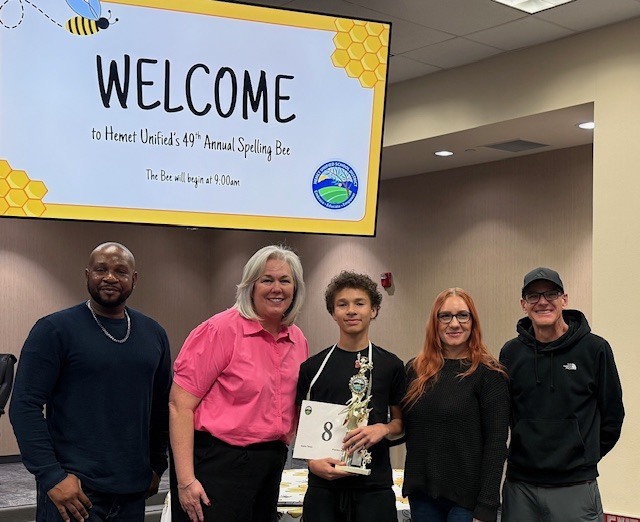 Dartmouth 8th-Grader Finishes 2nd in HUSD Spelling Bee