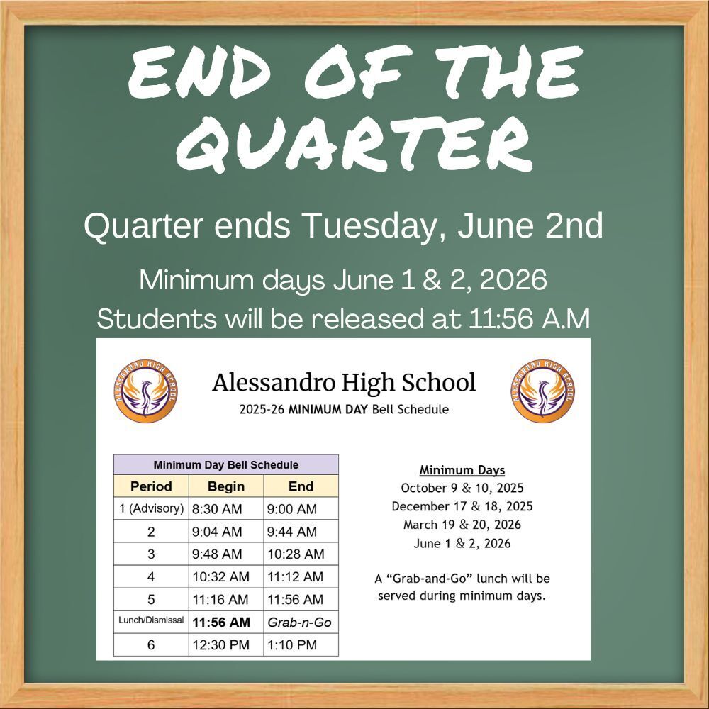 End of the Quarter 