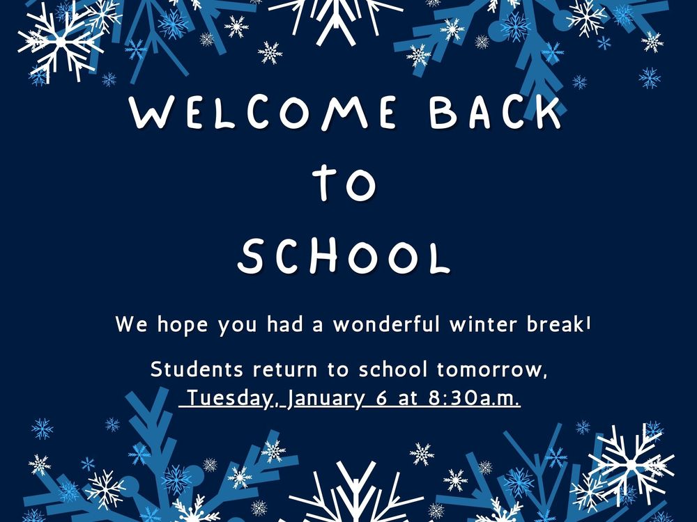 Welcome Back to School 