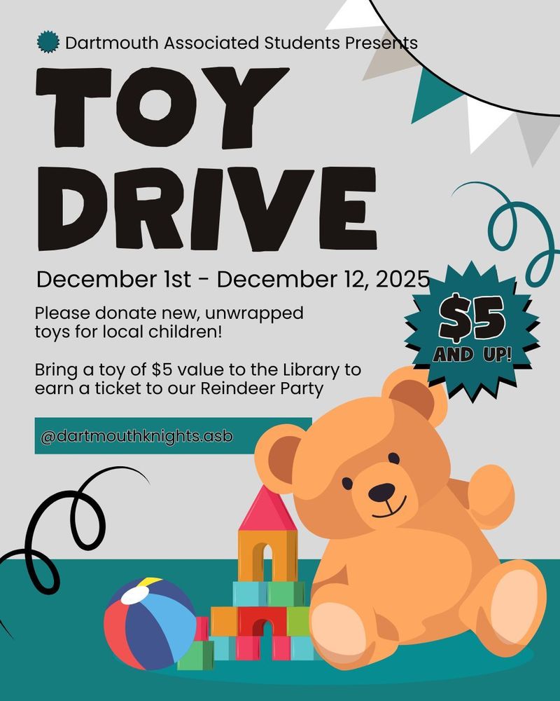 Annual DMS Toy Drive December 1 st- 12th