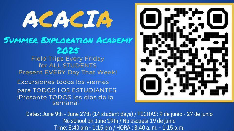 Join us for our Summer Exploration Program