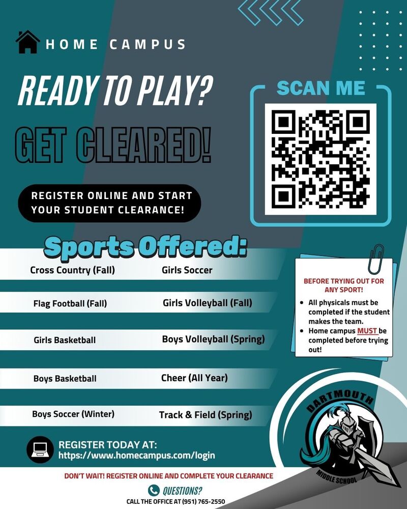 Fall Sports Information
