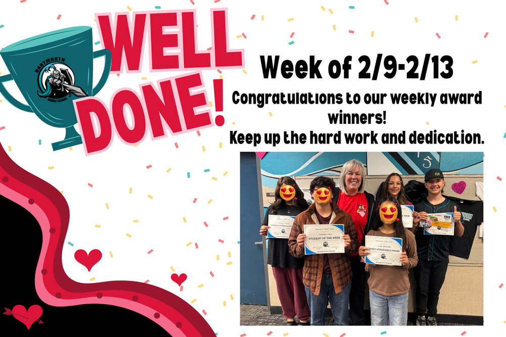 DMS Students of the Week (Week of February 9th)