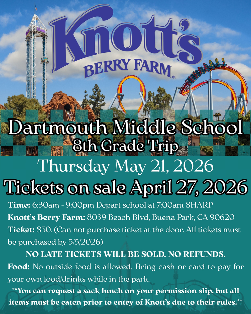 8th Grade Trip - Knott's Berry Farm