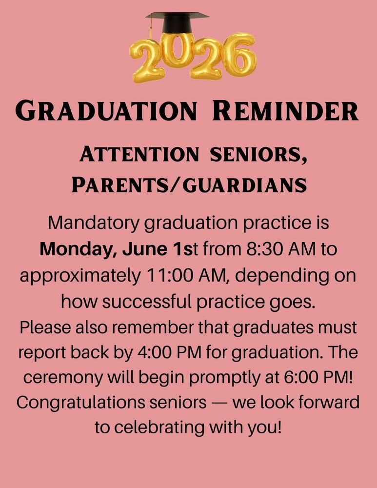 Graduation Reminder 