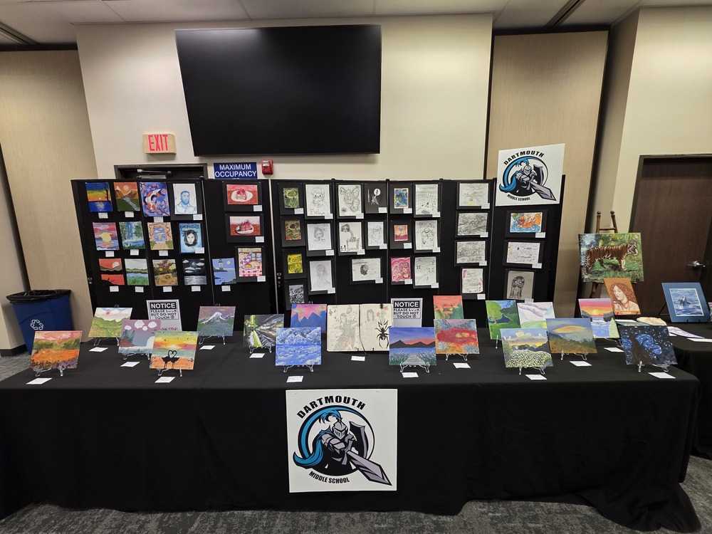 Dartmouth Artwork at the HUSD Art Showcase