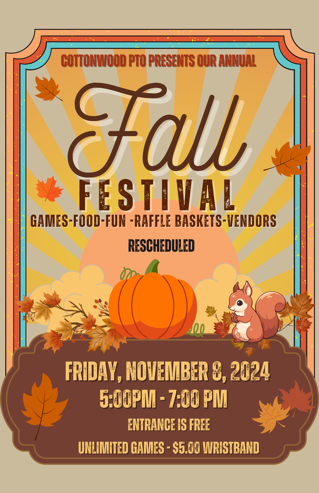 Fall Festival -November 8th