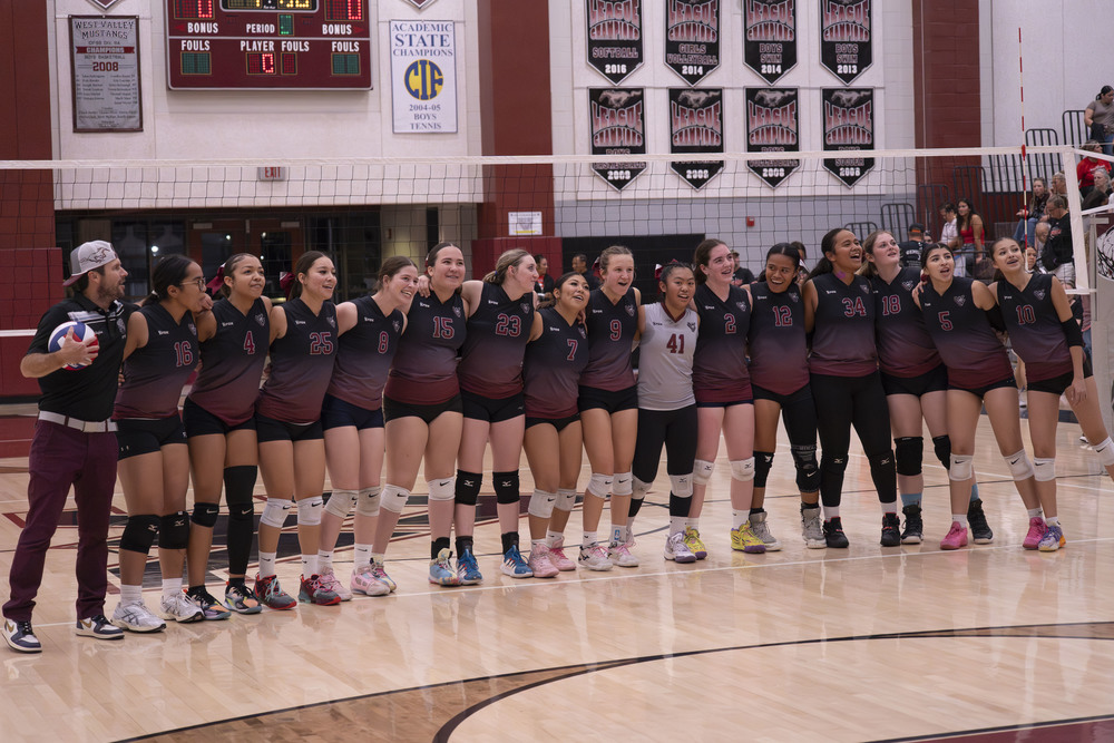WVHS Girls Volleyball Team after big CIF Semifinal Championship Win