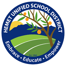 hemet usd logo embrace educate empower