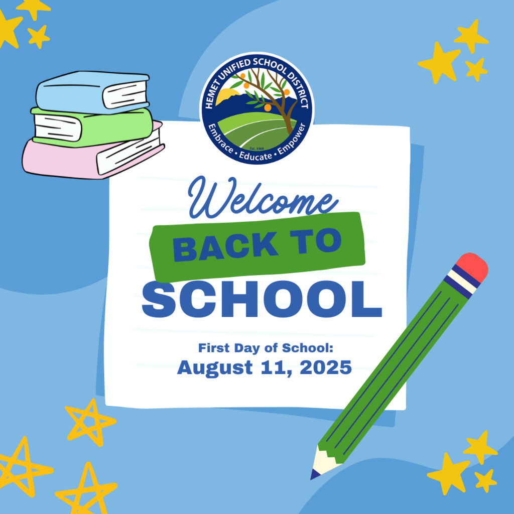 Welcome Back graphic for 25-26