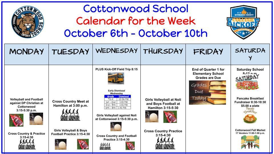 Week at a Glance