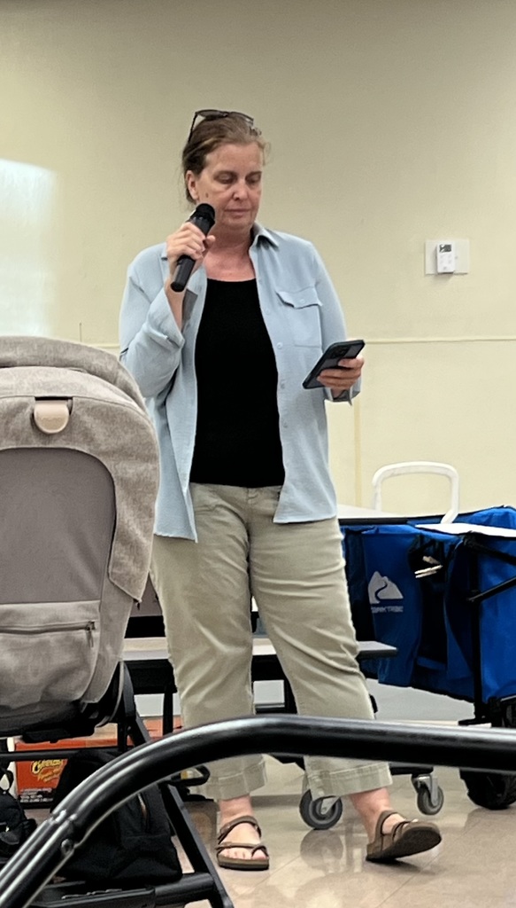 Our extratordinary PTO President and Bingo Caller