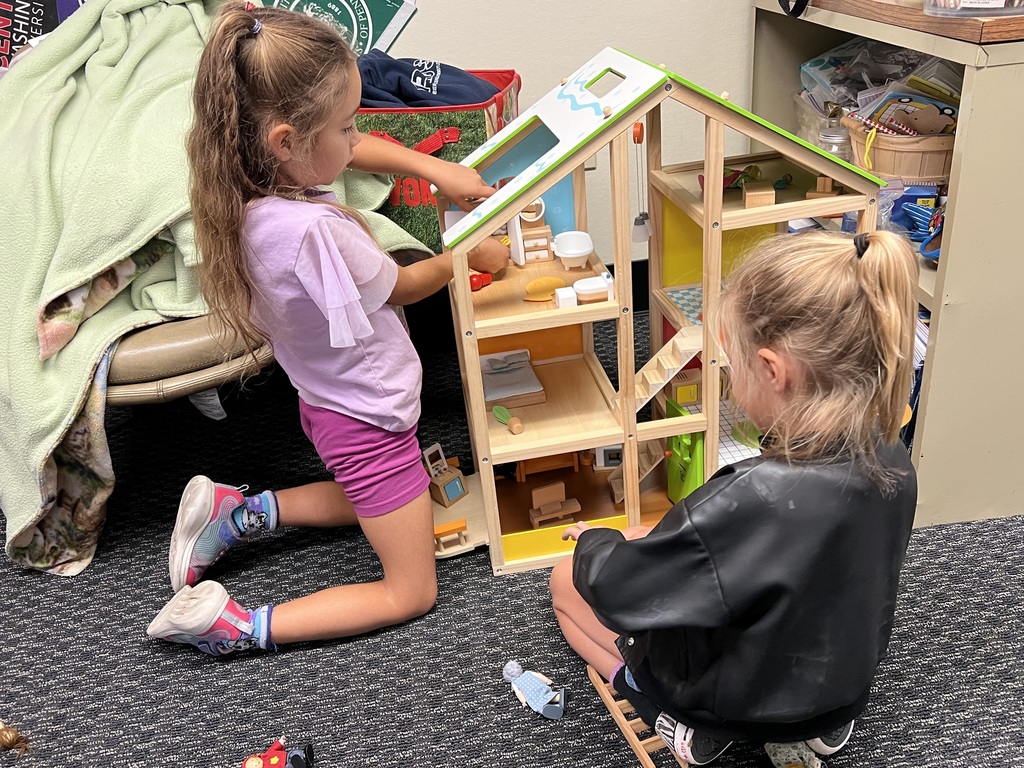 Dollhouse organizing