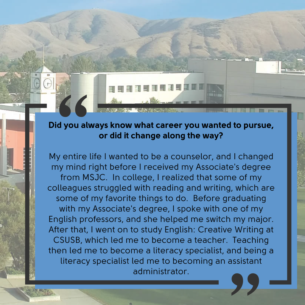 Dominique Espinoza Asst Principal Diamond Valley Highlight