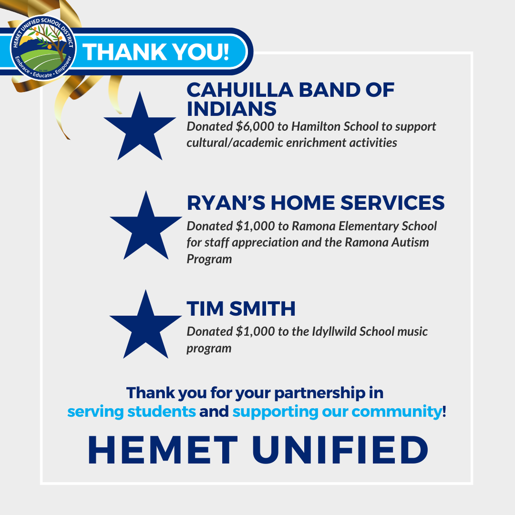 HUSD THANK YOU Posts (2)