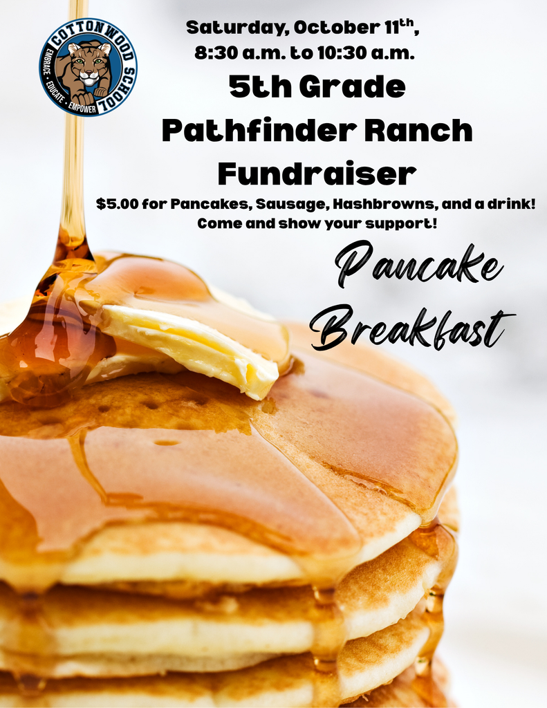 Pancake Breakfast from 8:30-10:30 