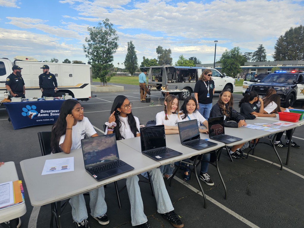 Elementary students engaged in career based activities with computers
